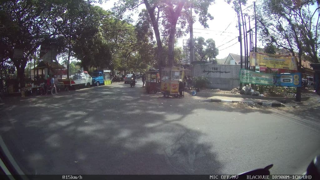 Street view near Black In Black shisha