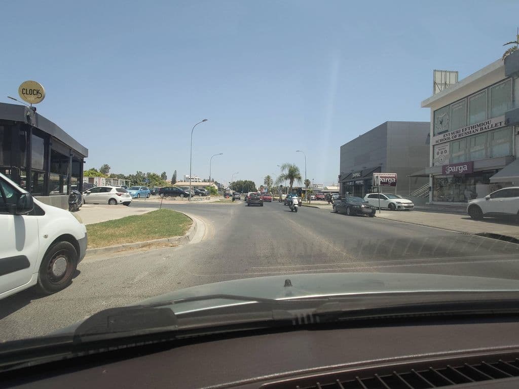 Street view near Santai Lounge Larnaca