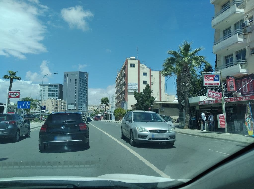 Street view near Shisha Palace Gima Cafe
