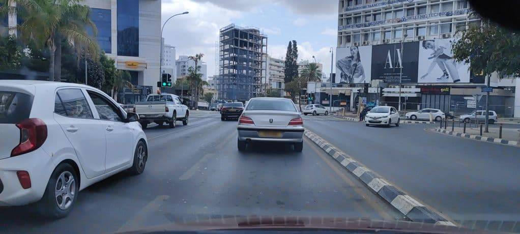 Street view near Santai Lounge Nicosia