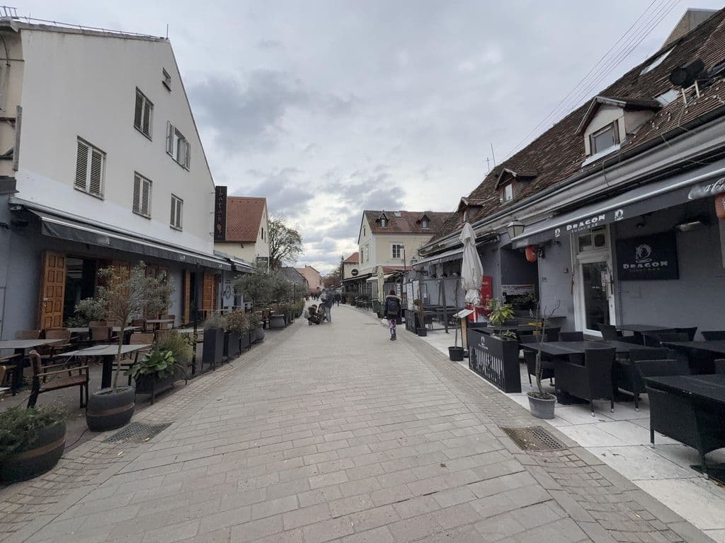 Street view near Layali Lebanese Restaurant