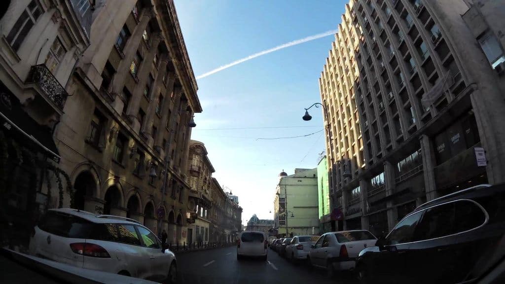 Street view near Ganesha Caffe Victoriei