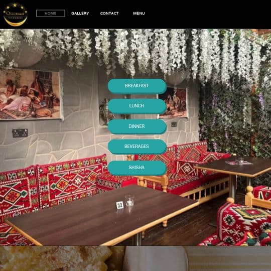 Ottoman shisha bar