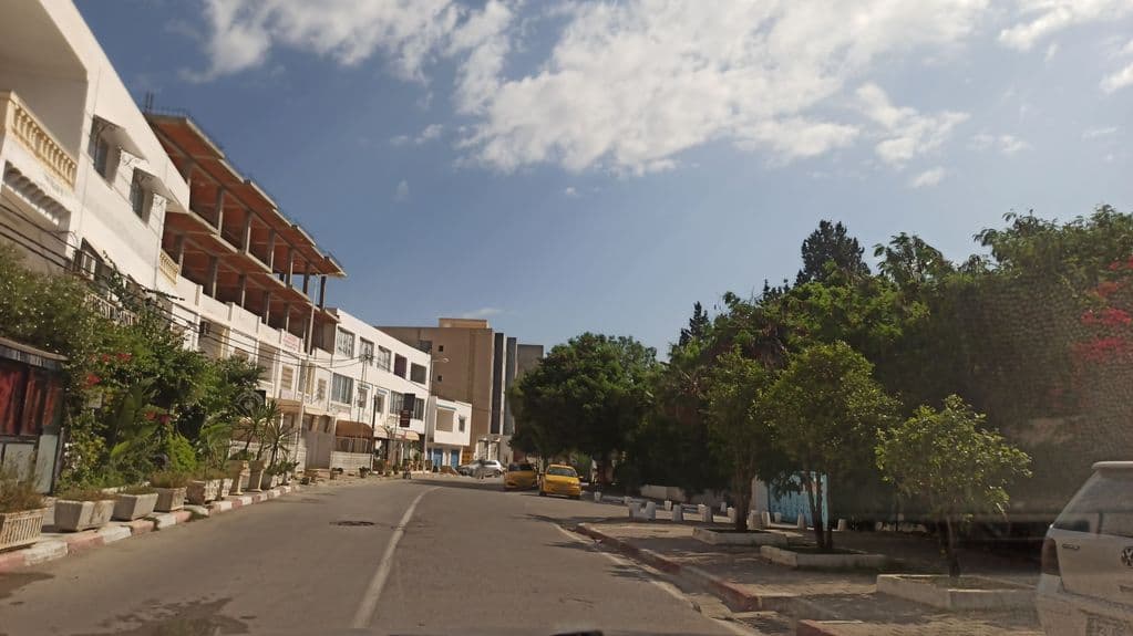Street view near Malibu Pub hammamet