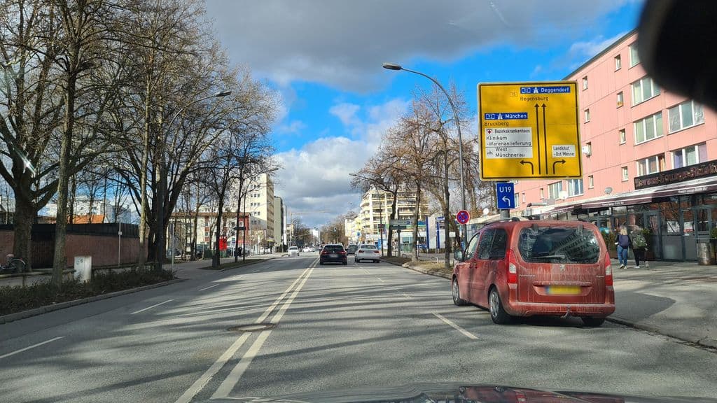Street view near Towers Landshut