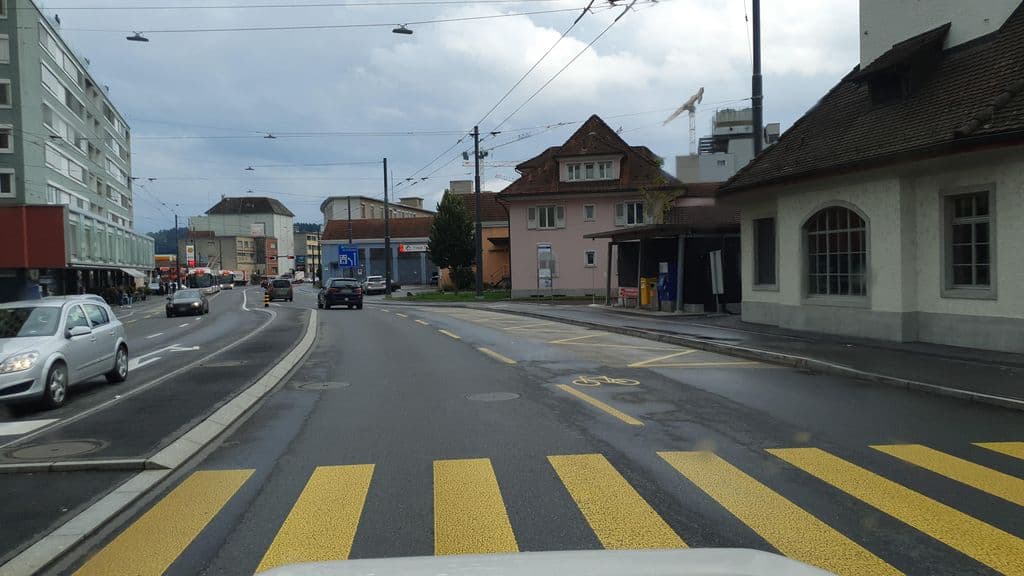 Street view near Emmenbrücke, Central