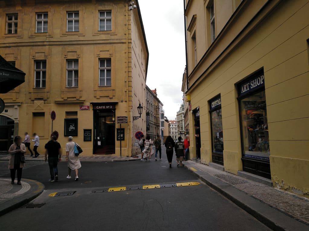 Street view near Buddha-Bar Prague
