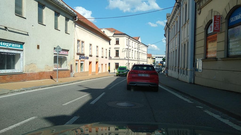 Street view near Shades lounge bar