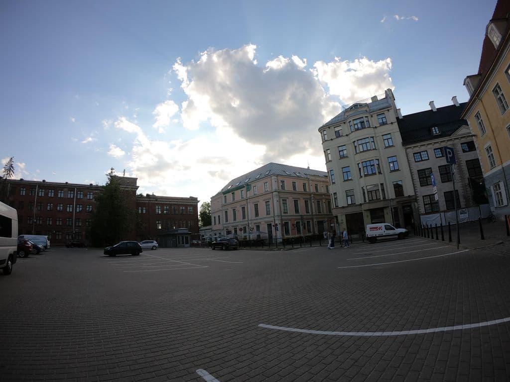 Street view near Lust Bar Riga