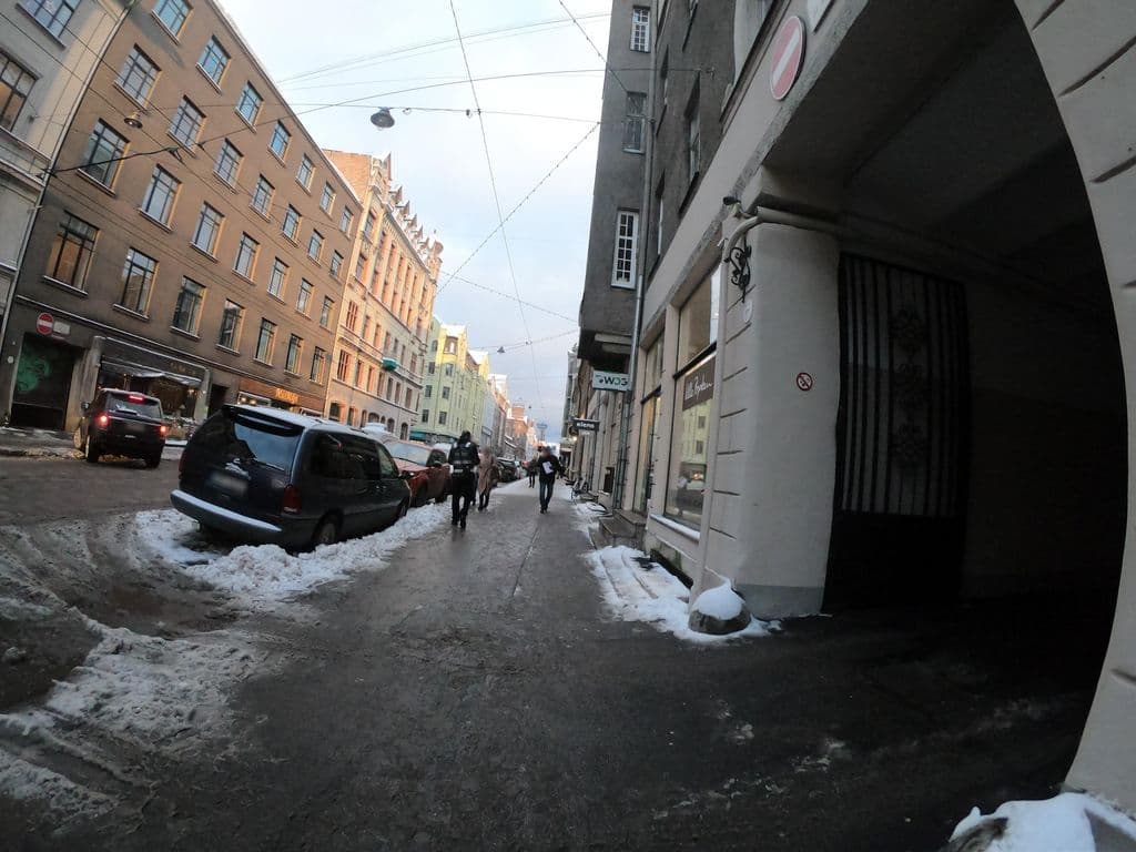 Street view near Hookah lounge