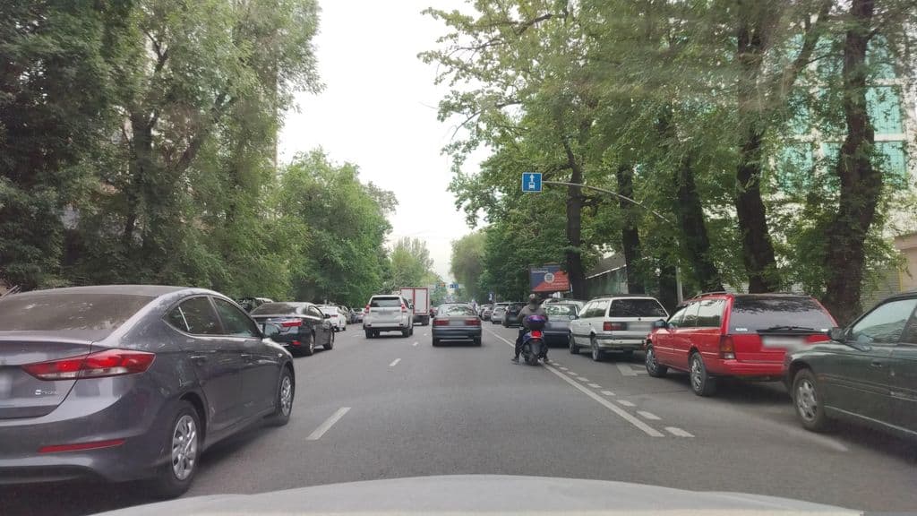 Street view near HookahPlace Almaty