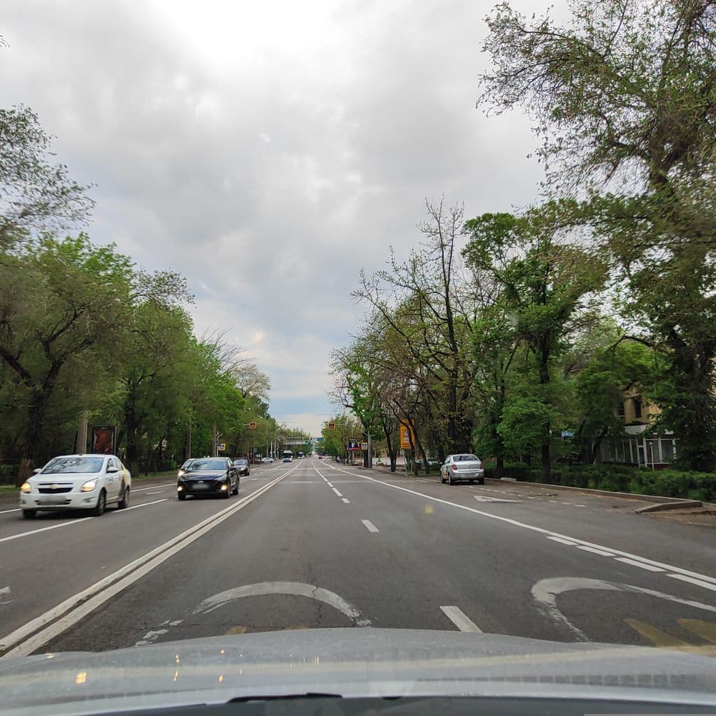 Street view near Ne Gorchit Zheltoksan Lounge&Hookah Bar