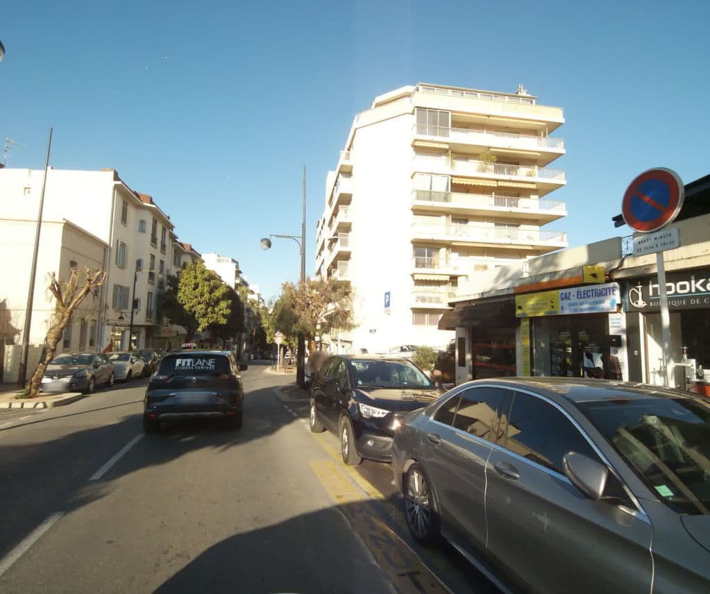 Street view near hookah shop & lounge