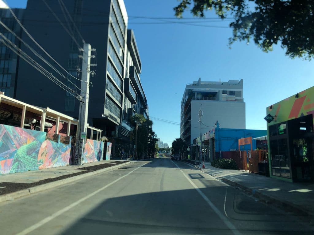 Street view near Smoke Wynwood