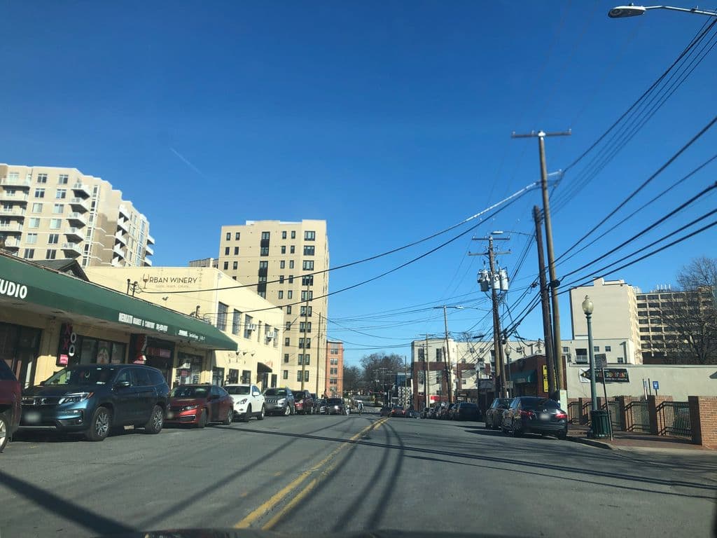 Street view near XOXO Hookah Lounge