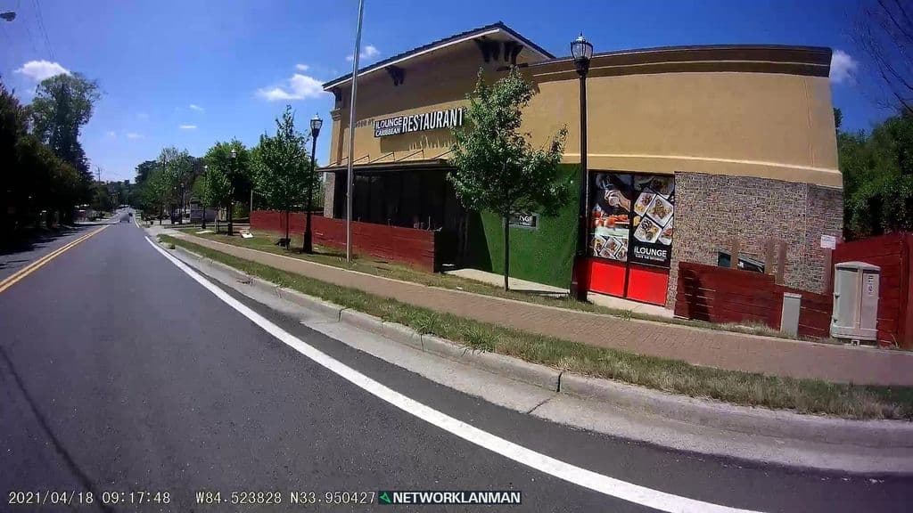 Street view near Aqua Hookah Lounge