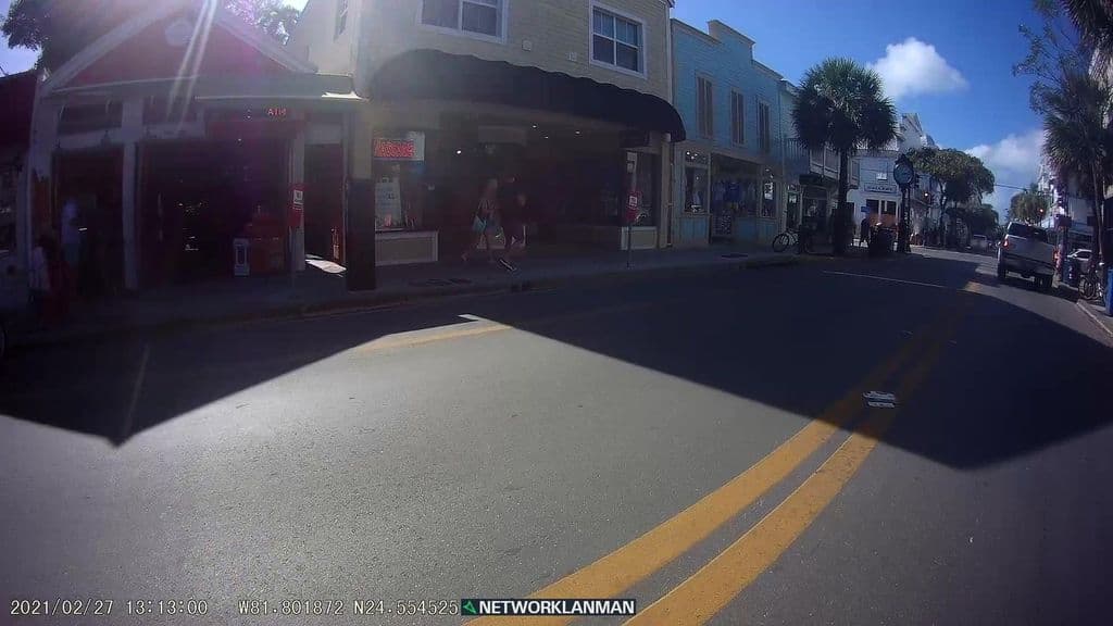 Street view near island hookah lounge