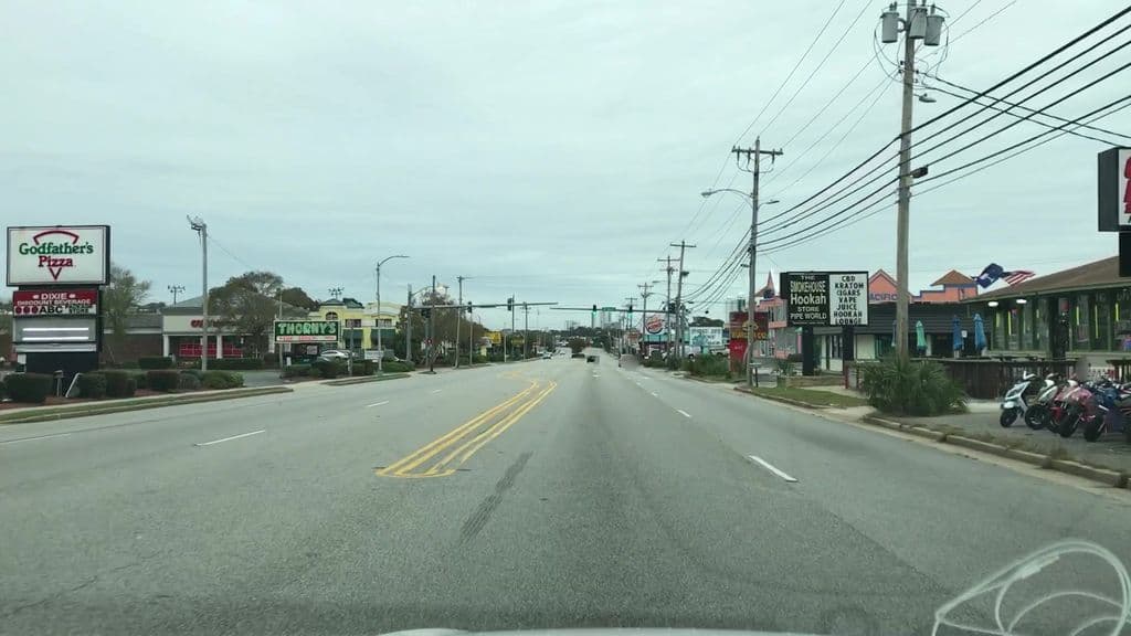 Street view near Hookah Smokehouse