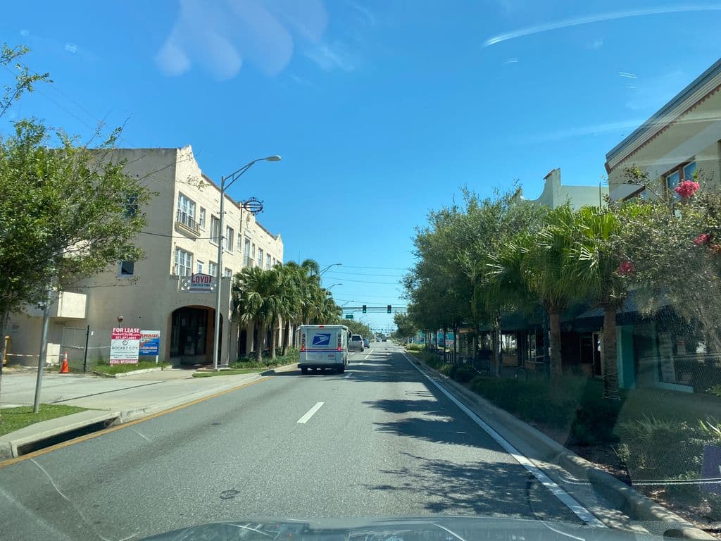 Street view near The Leaf Lounge
