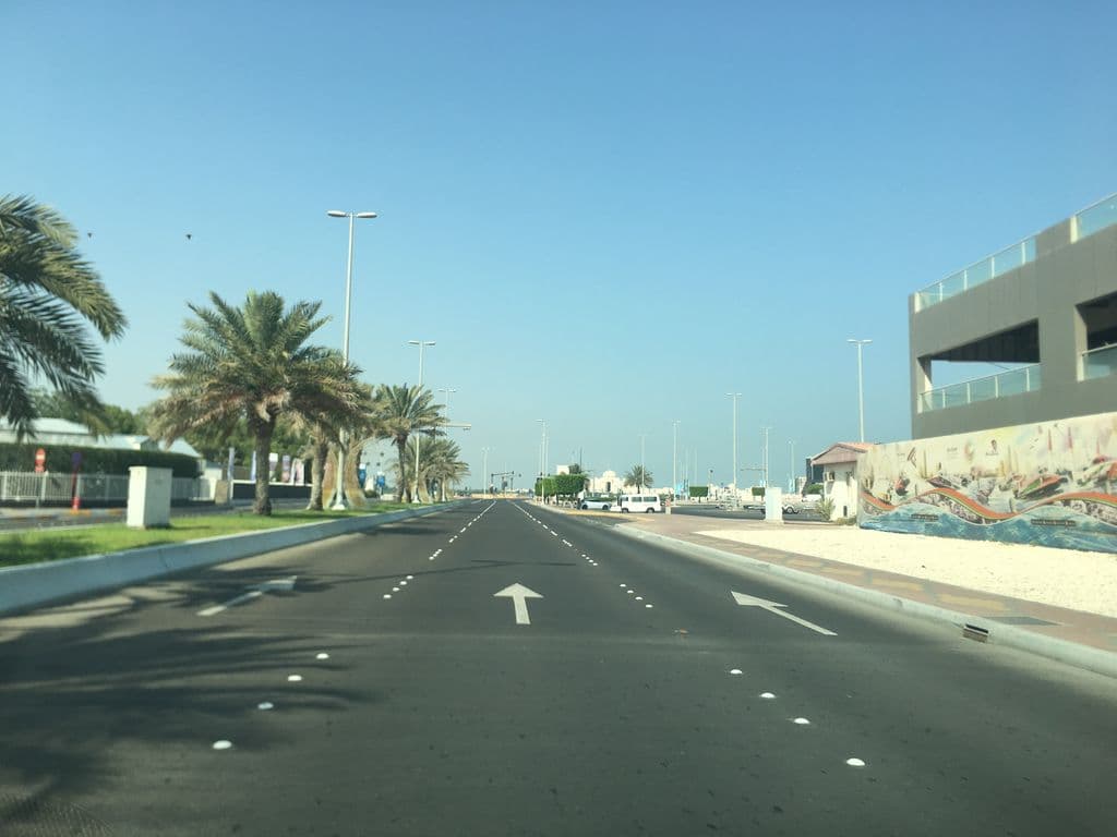 Street view near HuQQabaz Abu Dhabi