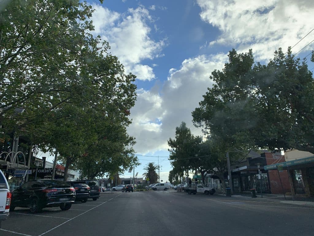 Street view near Mélange Lounge