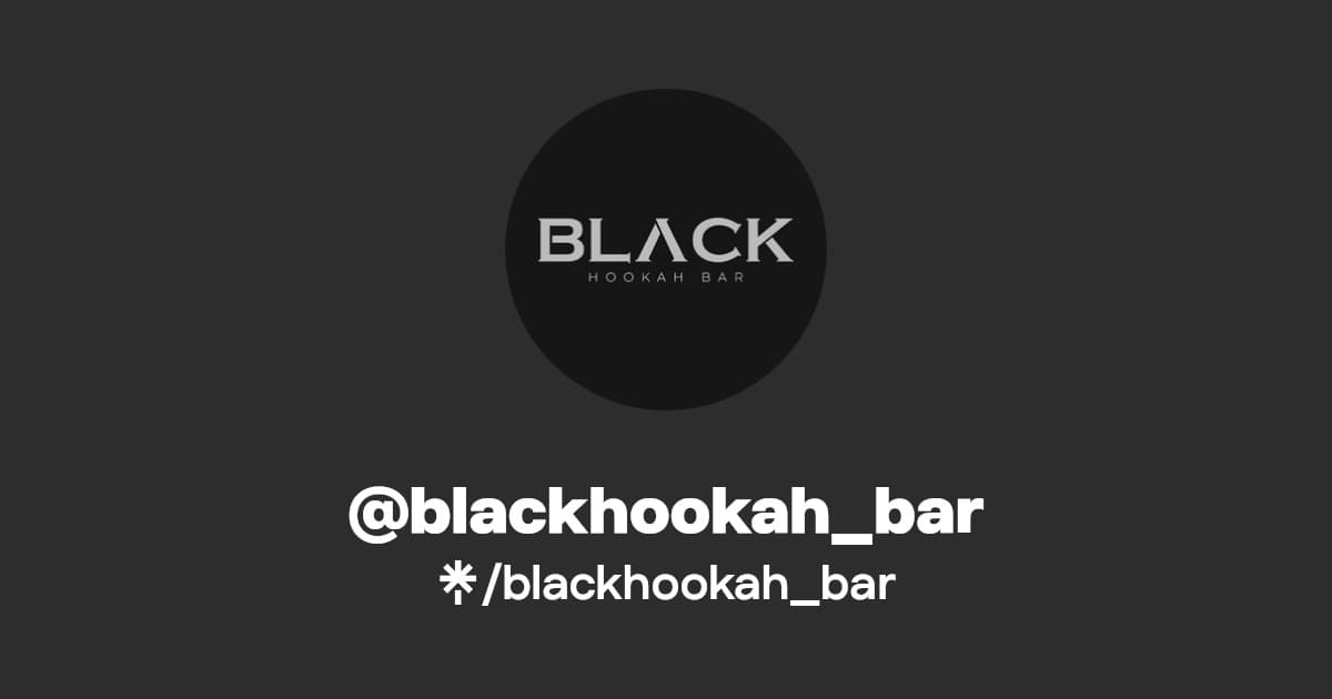 Black Hookah Bar