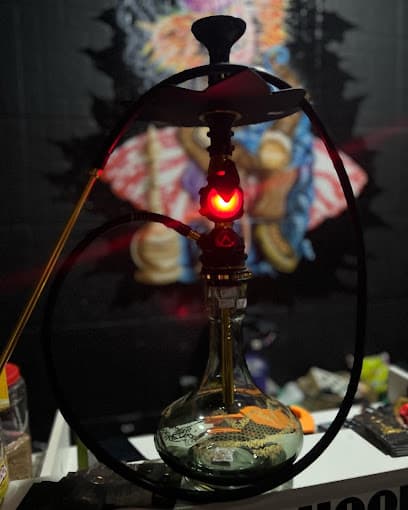 Gold hookah tabacaria