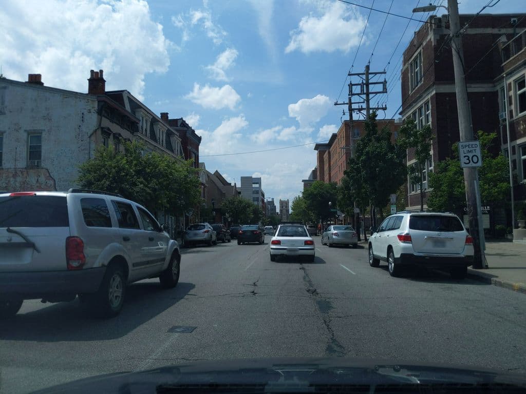 Street view near Gypsy Hookah Lounge